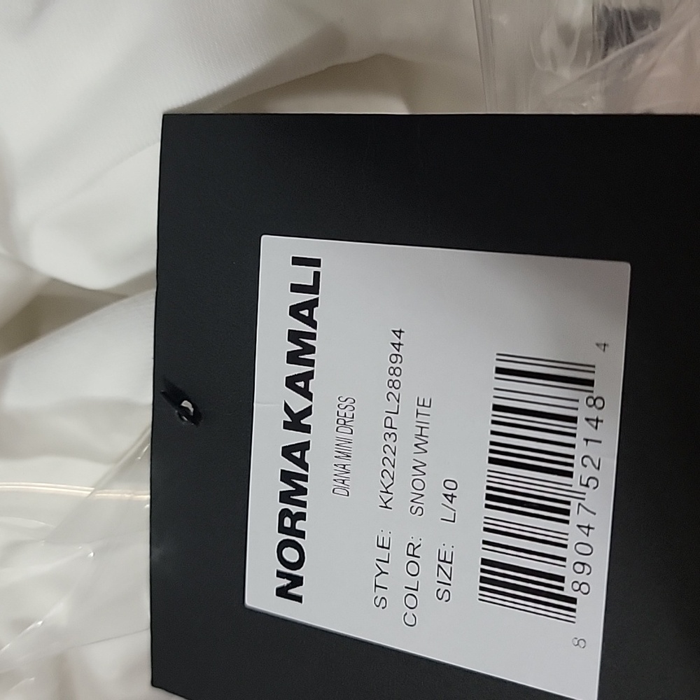 Nwt Norma Kamali Diana Mini Dress Anthropologie Saks Fifth Avenue Snow White - Picture 9 of 11